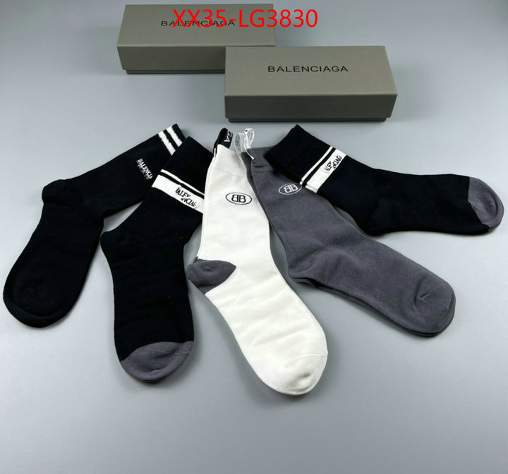 Sock-Balenciaga shop the best high quality ID: LG3830 $: 35USD