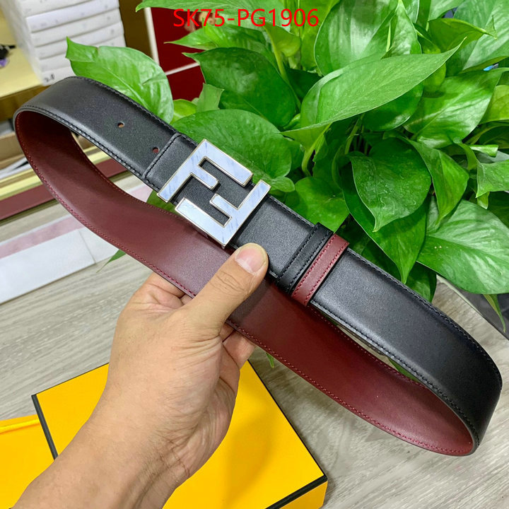 Belts-Fendi how quality ID: PG1906 $: 75USD