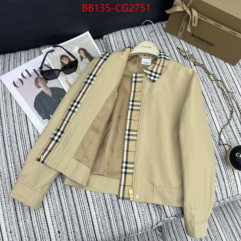 Clothing-Burberry what's the best place to buy replica ID: CG2751 $: 135USD