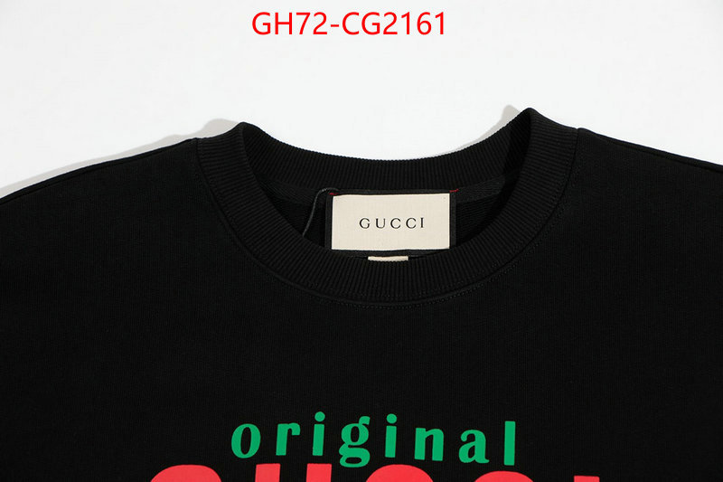 Clothing-Gucci designer replica ID: CG2161 $: 72USD