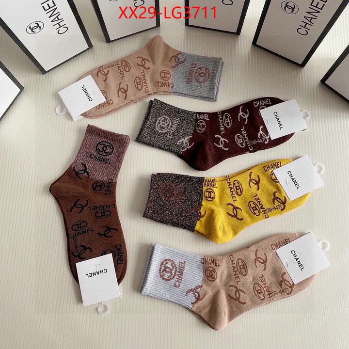 Sock-Chanel 2023 aaaaa replica customize ID: LG3711 $: 29USD