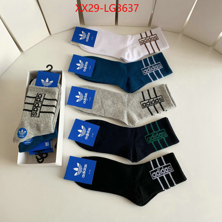 Sock-Adidas best luxury replica ID: LG3637 $: 29USD