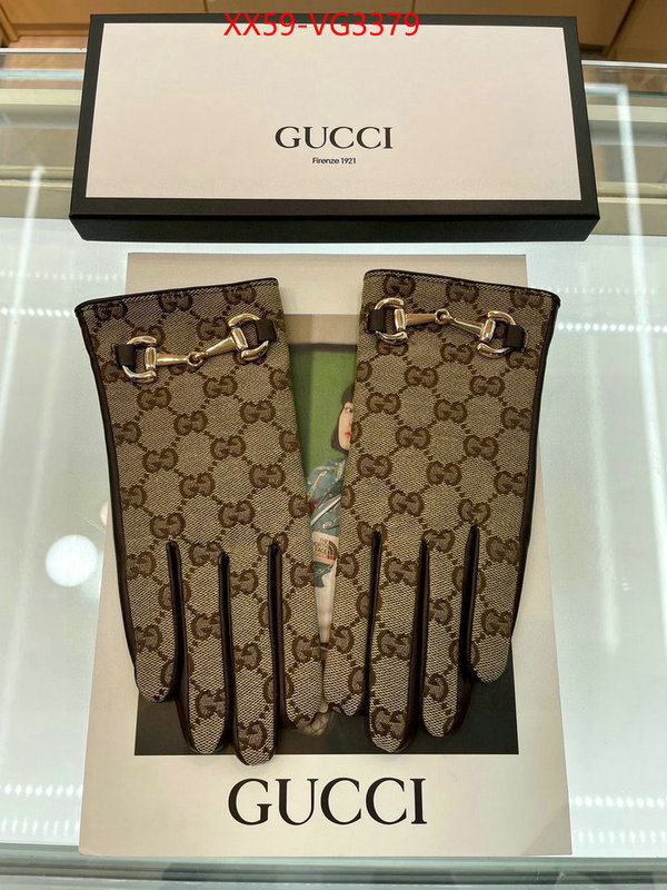 Gloves-Gucci brand designer replica ID: VG3379 $: 59USD