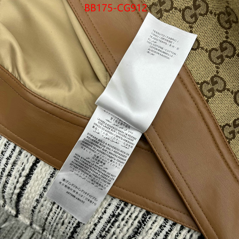 Clothing-Gucci replica 1:1 high quality ID: CG912 $: 175USD