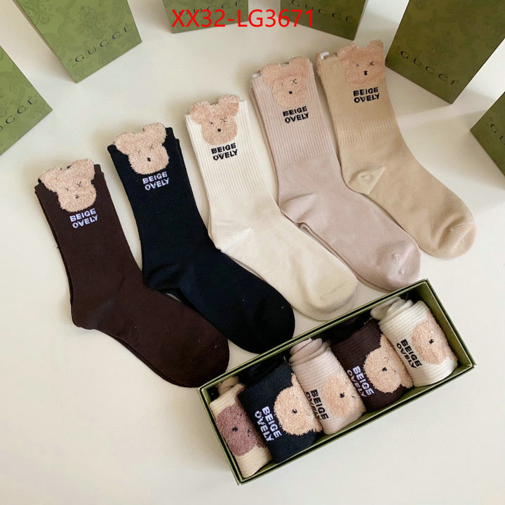 Sock-Gucci best fake ID: LG3671 $: 32USD