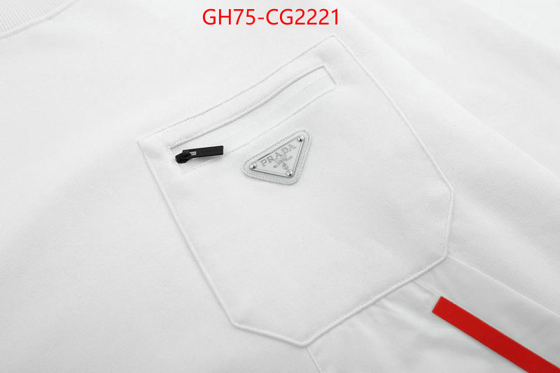 Clothing-Prada high quality replica ID: CG2221 $: 75USD