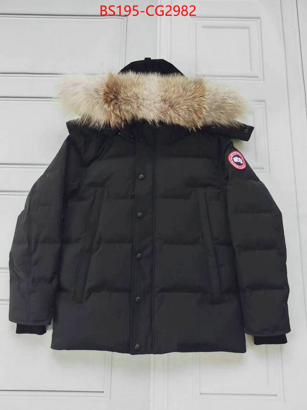 Down jacket Men-Canada Goose perfect replica ID: CG2982 $: 195USD