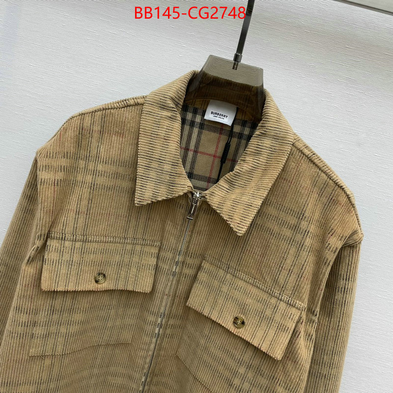 Clothing-Burberry new designer replica ID: CG2748 $: 145USD