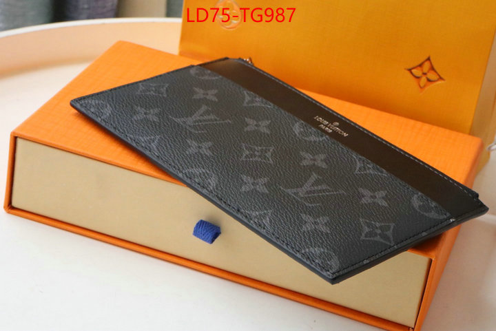 LV Bags(TOP)-Wallet what best designer replicas ID: TG987 $: 75USD