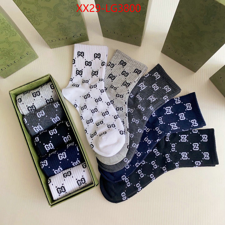 Sock-Gucci china sale ID: LG3800 $: 29USD