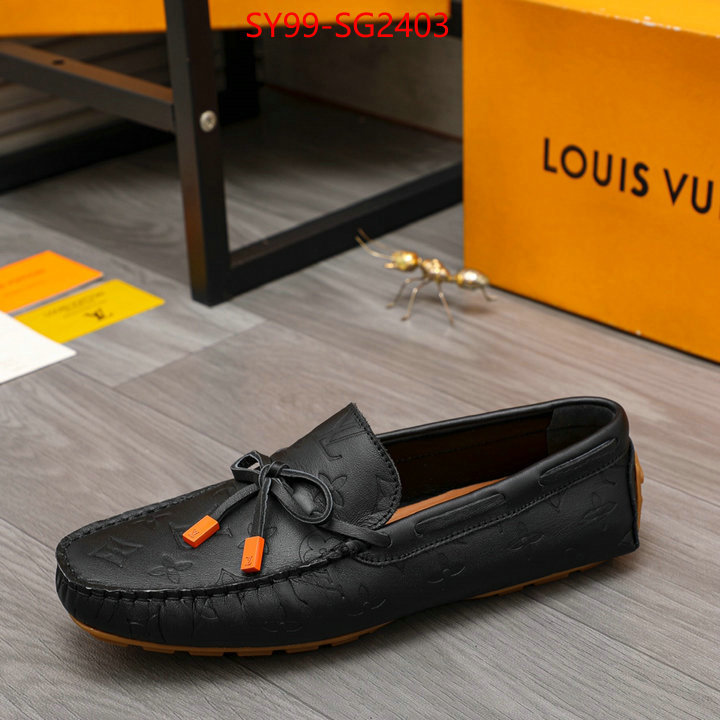 Men Shoes-LV designer fake ID: SG2403 $: 99USD