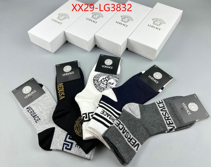 Sock-Versace the top ultimate knockoff ID: LG3832 $: 29USD