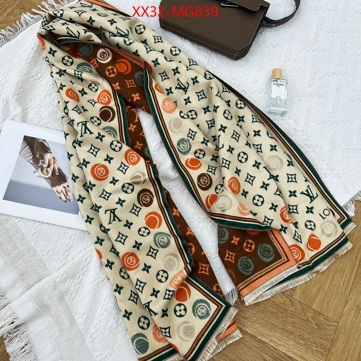 Scarf-LV designer 7 star replica ID: MG839 $: 32USD