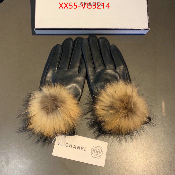 Gloves-Chanel highest product quality ID: VG3214 $: 55USD