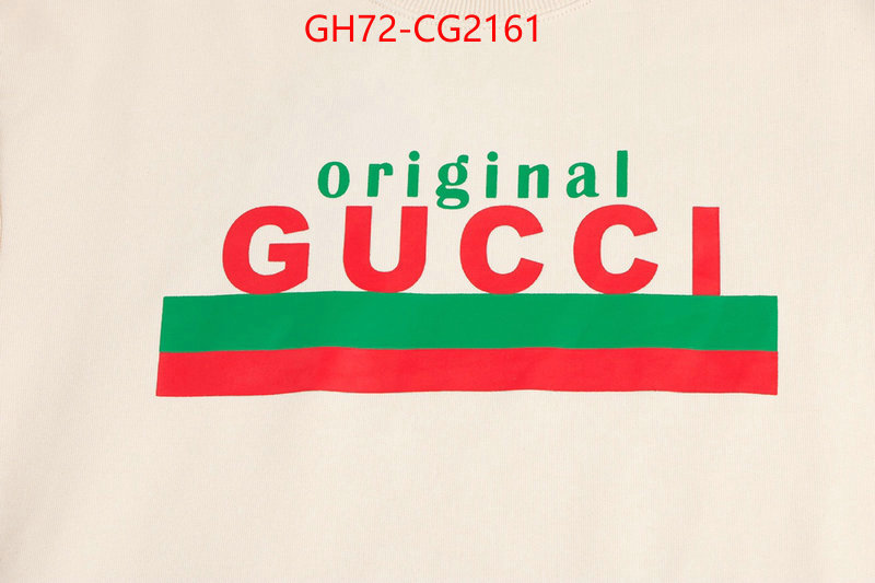 Clothing-Gucci designer replica ID: CG2161 $: 72USD