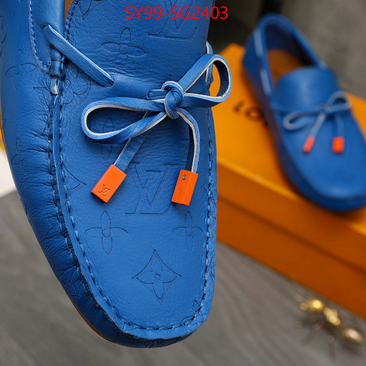 Men Shoes-LV designer fake ID: SG2403 $: 99USD