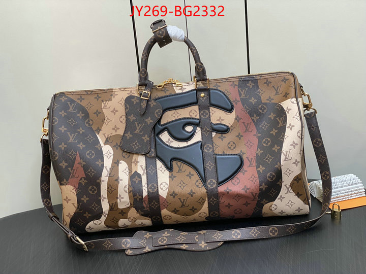 LV Bags(TOP)-Keepall BandouliRe 45-50- where can i buy ID: BG2332 $: 269USD