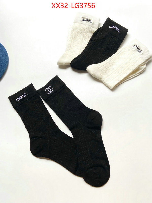 Sock-Chanel highest quality replica ID: LG3756 $: 32USD