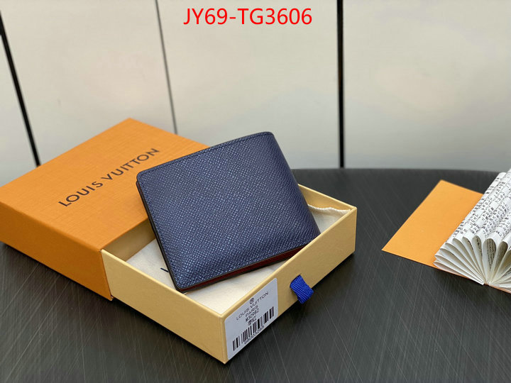 LV Bags(TOP)-Wallet knockoff highest quality ID: TG3606 $: 69USD