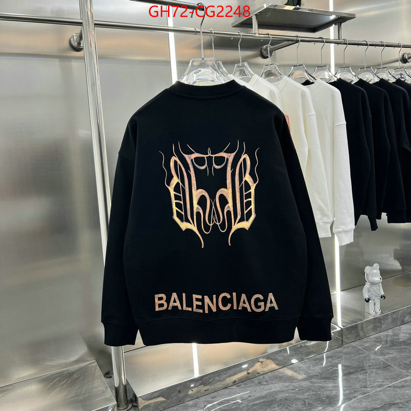 Clothing-Balenciaga what is a 1:1 replica ID: CG2248 $: 72USD