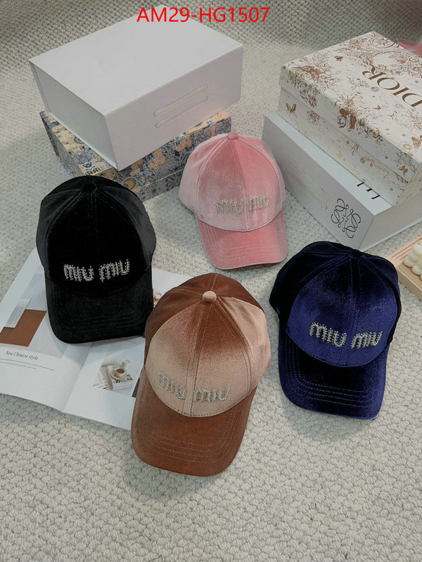 Cap(Hat)-Miu Miu quality aaaaa replica ID: HG1507 $: 29USD