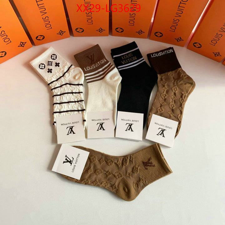 Sock-LV replica sale online ID: LG3629 $: 29USD