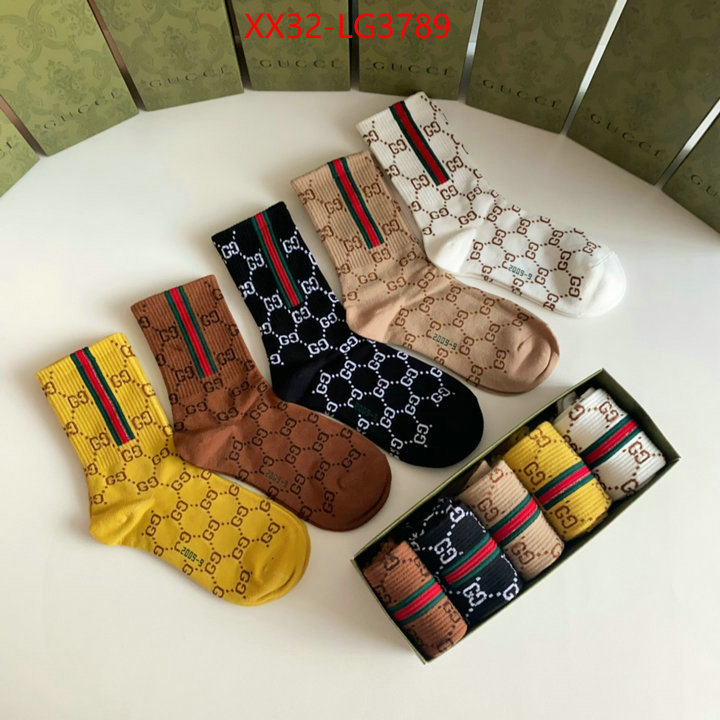 Sock-Gucci buy best quality replica ID: LG3789 $: 32USD