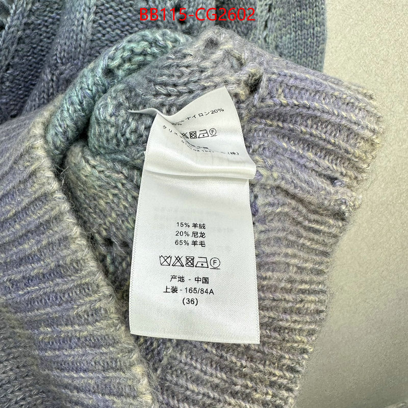 Clothing-Dior replica sale online ID: CG2602 $: 115USD