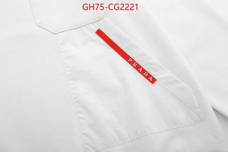 Clothing-Prada high quality replica ID: CG2221 $: 75USD