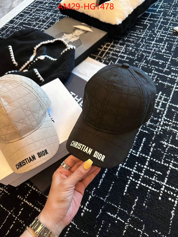 Cap (Hat)-Dior wholesale sale ID: HG1478 $: 29USD