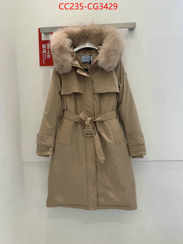 Down jacket Women-Prada replica 1:1 ID: CG3429 $: 235USD