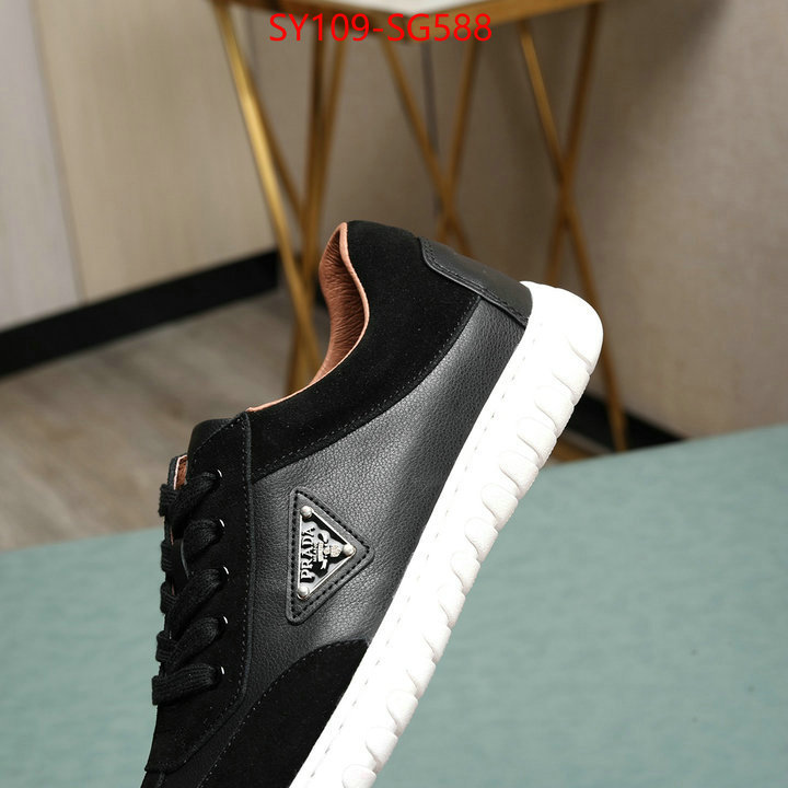 Men shoes-Prada luxury cheap replica ID: SG588 $: 109USD