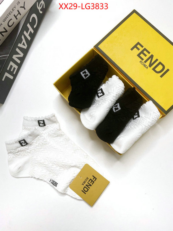 Sock-Fendi where can i buy ID: LG3833 $: 29USD