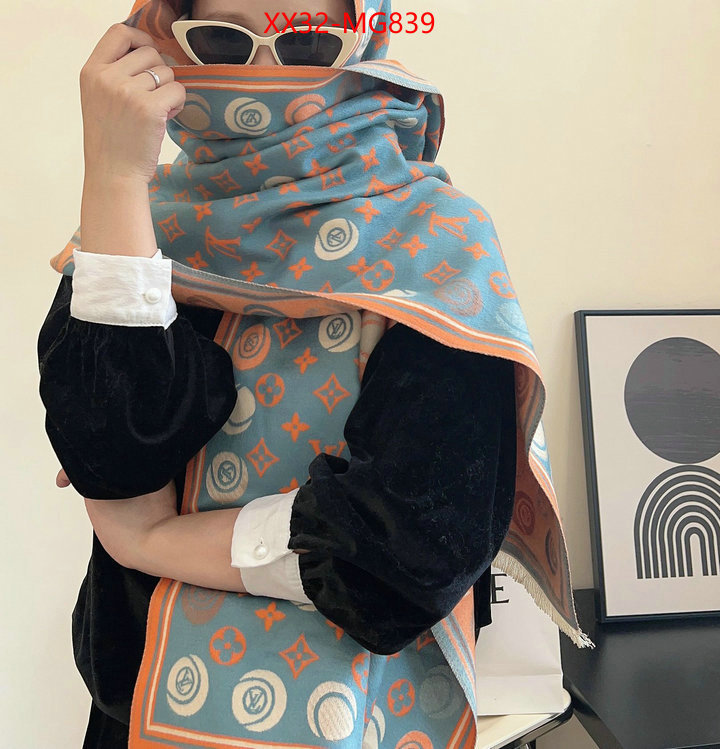 Scarf-LV designer 7 star replica ID: MG839 $: 32USD