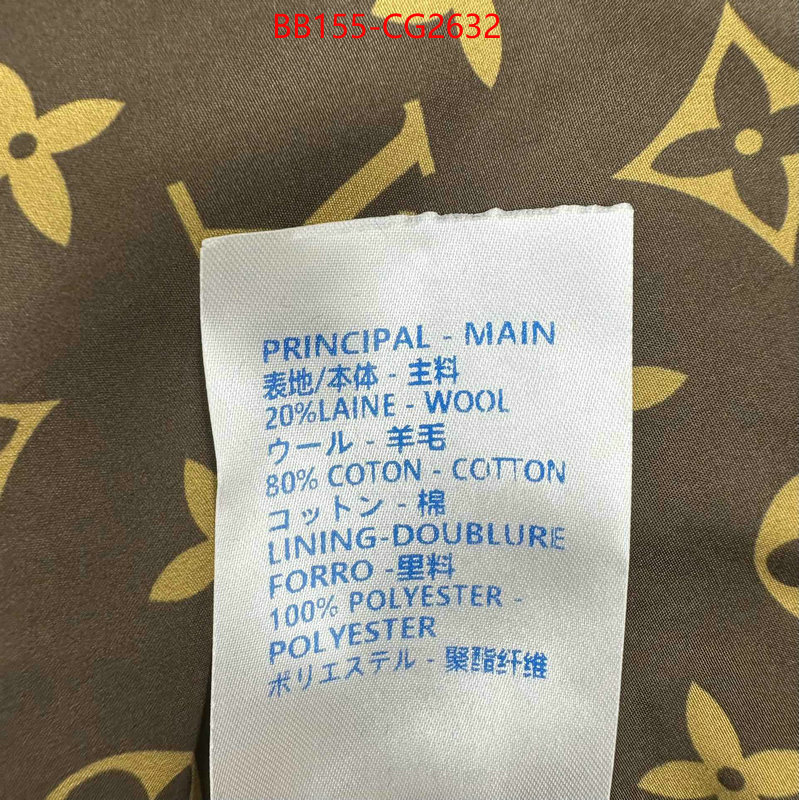 Clothing-LV designer fake ID: CG2632 $: 155USD