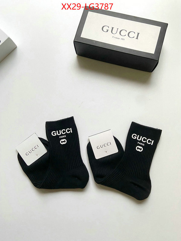 Sock-Gucci buy aaaaa cheap ID: LG3787 $: 29USD