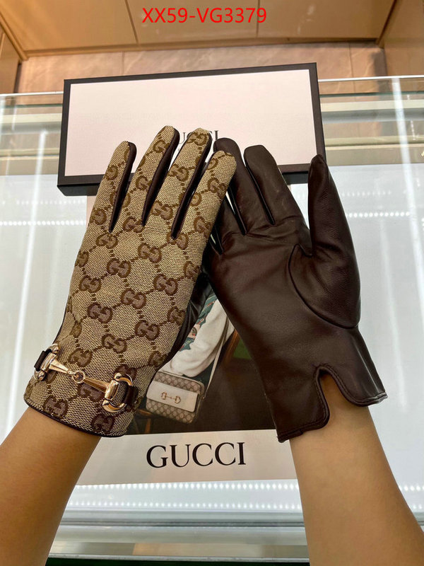 Gloves-Gucci brand designer replica ID: VG3379 $: 59USD