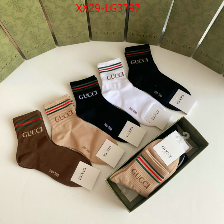 Sock-Gucci customize the best replica ID: LG3797 $: 29USD