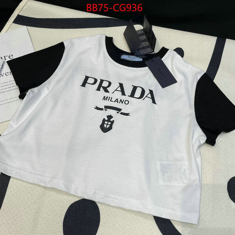 Clothing-Prada how to buy replcia ID: CG936 $: 75USD