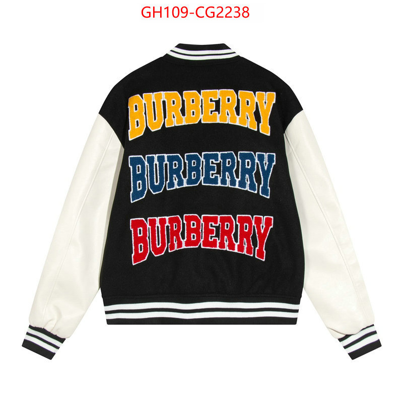 Clothing-Burberry fashion designer ID: CG2238 $: 109USD