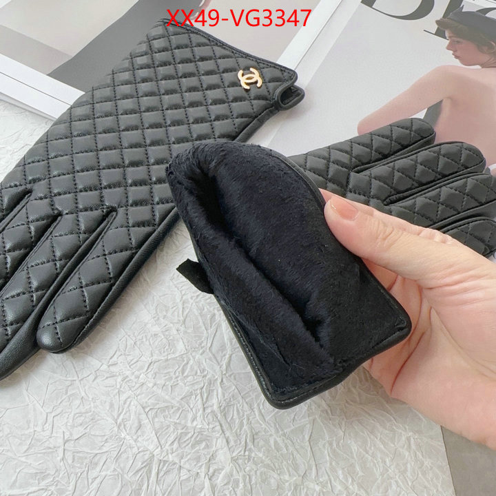 Gloves-Chanel highest product quality ID: VG3347 $: 49USD