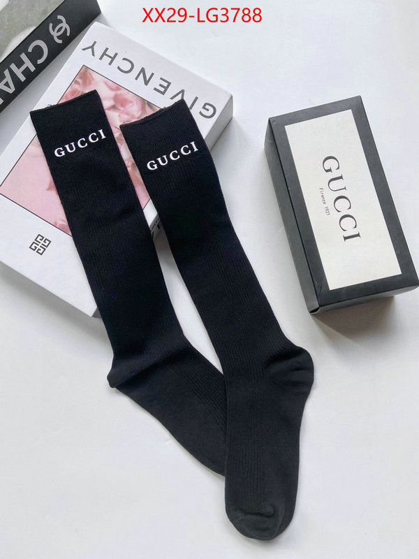 Sock-Gucci fashion designer ID: LG3788 $: 29USD