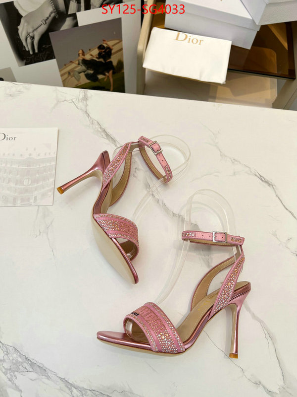 Women Shoes-Dior top designer replica ID: SG4033 $: 125USD