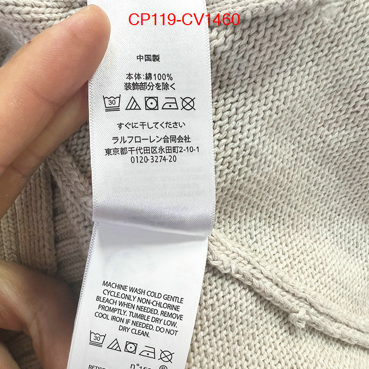 Clothing-Polo Ralph Lauren high quality happy copy ID: CV1460 $: 119USD