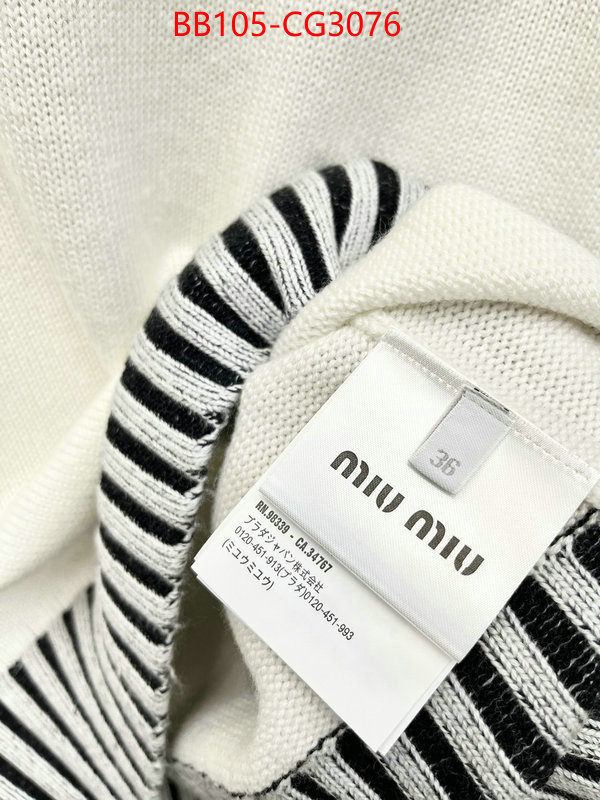 Clothing-MIU MIU high quality perfect ID: CG3076 $: 105USD