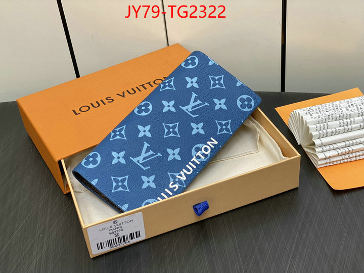 LV Bags(TOP)-Wallet find replica ID: TG2322 $: 79USD