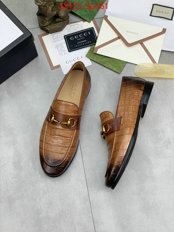 Men Shoes-Gucci top 1:1 replica ID: SG561 $: 125USD