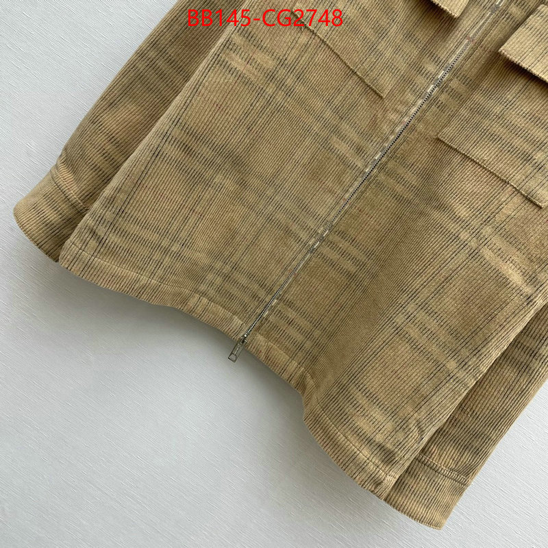 Clothing-Burberry new designer replica ID: CG2748 $: 145USD