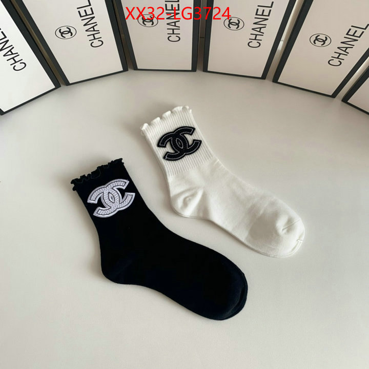 Sock-Chanel how to buy replcia ID: LG3724 $: 32USD