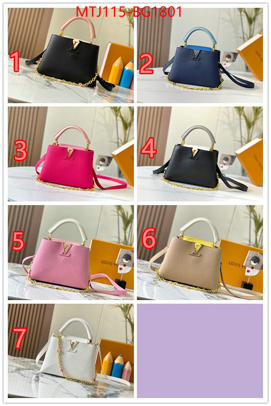 LV Bags(4A)-Handbag Collection- 1:1 replica ID: BG1801